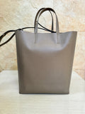 Celine Vertical Cabas Tote Bag in Grained Calfskin Leather