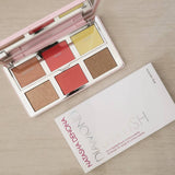 Natasha Denona Diamond and Blush Face Highlighting and Contour Palette in Citrus