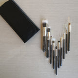 Morphe Set 696 - 10 Piece Deluxe Face Brush Set With Snap Case