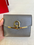 Salvatorre Ferragamo Gancini French wallet in Urban Grey Complete Set