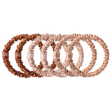 Slip Pure Silk Hair Scrunchie Skinnies in Dessert Rose