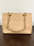 Chanel Grand Shopping Tote GST in Beige