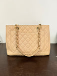 Chanel Grand Shopping Tote GST in Beige