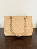 Chanel Grand Shopping Tote GST in Beige