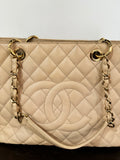 Chanel Grand Shopping Tote GST in Beige