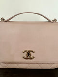 Chanel Affinity Medium Caviar in Rose Beige