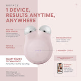 NuFace MINI+ Starter Kit Smart On-the-Go Facial Toning Kit with free Aqua Gel Activator 100mL & Applicator Brush