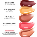 Ole Henriksen Pout Preserve Hydrating Peptide Lip Treatment in Anine Bing Strawberry Sorbet Glimmer