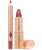 Charlotte Tilbury Mini Pillow Talk Medium Lipstick & Liner Set Travel Size