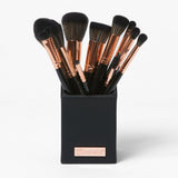 BH Cosmetics Signature Rose Gold 13 piece Brush Set with Brush Holder