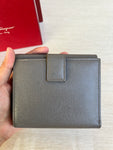 Salvatorre Ferragamo Gancini French wallet in Urban Grey Complete Set