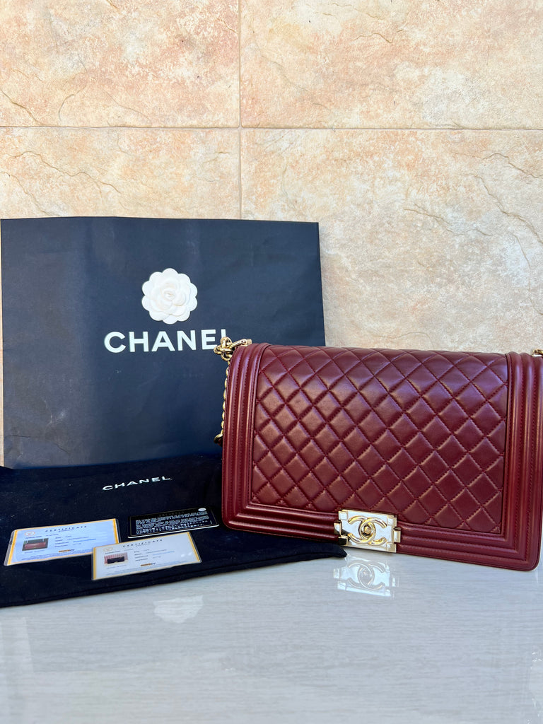 Chanel Boy Bag in New Medium GHW - Series 22 – The Makeup Store MNL