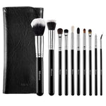 Morphe Set 696 - 10 Piece Deluxe Face Brush Set With Snap Case